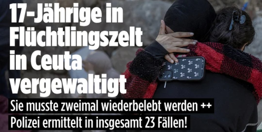 Heilenderer's tweet photo. Ceuta

Irgendwie ist es ein vertrautes Bild.

Man erzählt den Massen, alles sein unter Kontrolle, spricht von "Panikmache" und "Übertreibungen" und wenn die Fälle zur Tagesordnung werden, sucht man die Probleme überall, nur nicht bei den Tätern.

Ich verachte diese Baizuos, denen Kriminelle wichtiger sind als die eigenen Nachbarn, Freunde, Familie. Die Menschen schützen, die einen Dreck auf andere geben. Die vor lauter Toleranz zerstörte Leben und Tote billigend in Kauf nehmen, nur damit ihr ideologisches Narrativ bleibt und ihre Lügen nicht auffliegen.

Die Opfer in den mittlerweile bekannt gewordenen 23 Fällen sind zwischen 14 und 17 Jahre alt. Kinder, Jugendliche, die man der woken Gesinnung geopfert hat, weil man Illegale und Kriminelle nicht dorthin zurückschicken will, von wo sie kamen.

Denn dann wäre man ja ein "Rassist".

So ist man eben Mittäter. Damit können die Leute offenbar besser leben. Im Zweifel ist sowieso "das System" schuld. Die bequeme Ausrede von Totalitären, Sekten, Memschenfeinden.