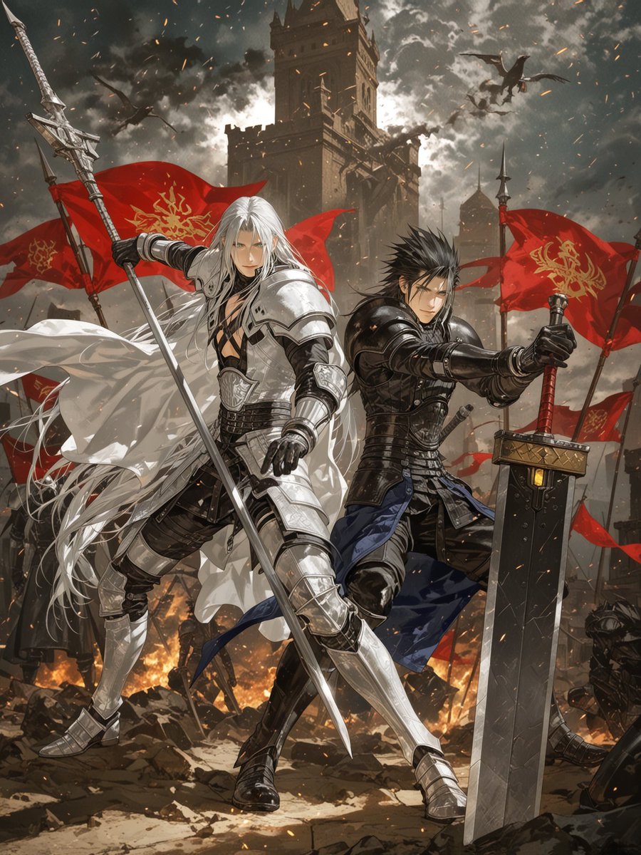 kemi4ui's tweet photo. セフィザ 神羅王国の騎士団🏰⚔️💖 https://t.co/j9CH6xuhwU