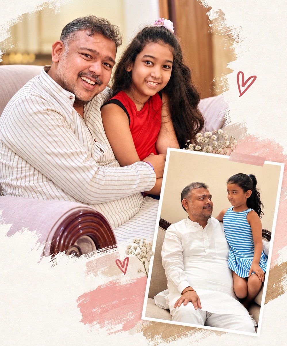 patilvishalvp's tweet photo. Blessed to be a girls dad ❤️
Proud to be their Dad and forever grateful for their love. 👧🏻💖

Happy Daughters’ Day 🥰 https://t.co/kgaLUurF9K