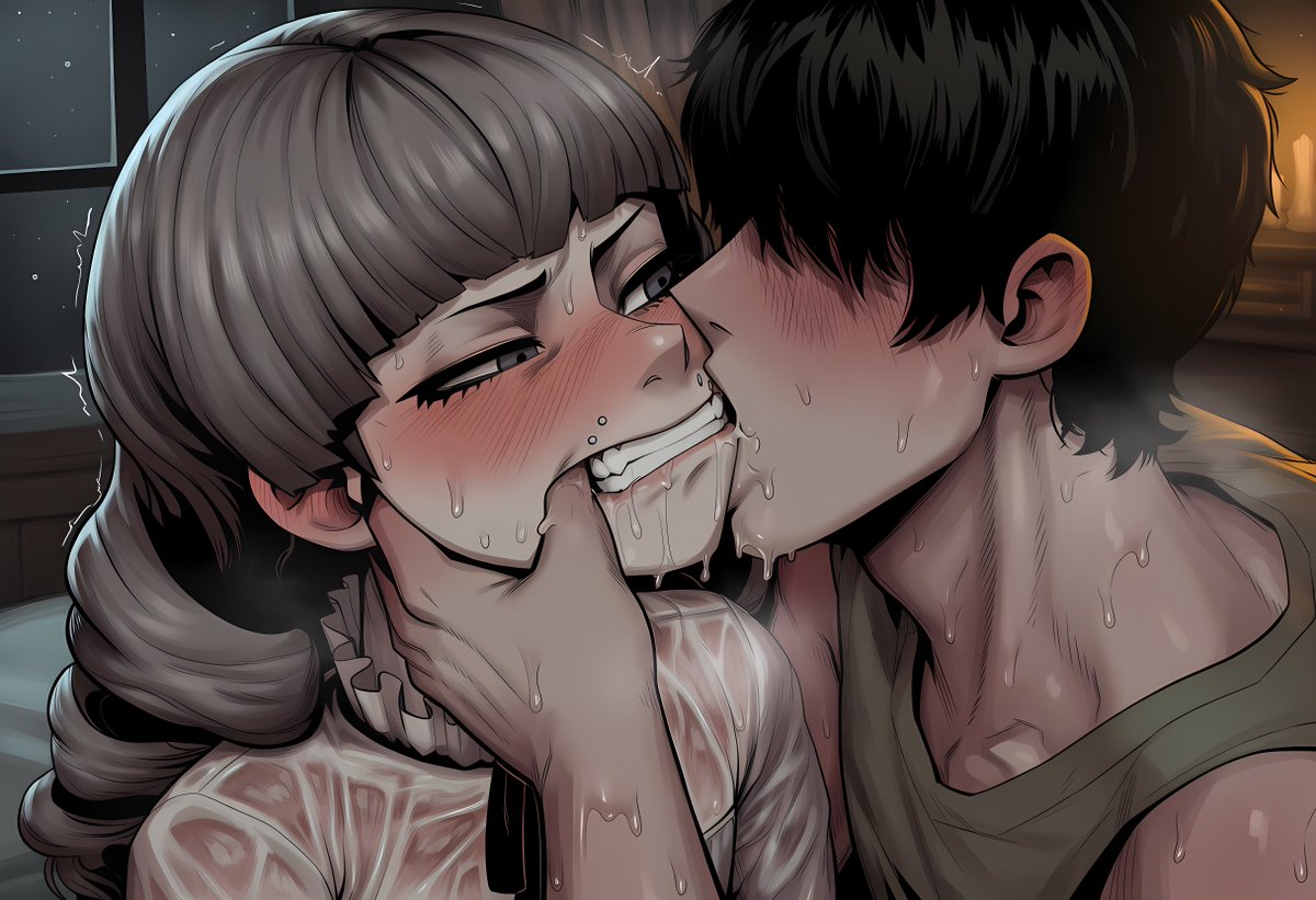 silverowl66's tweet photo. Marina from Fear &amp; Hunger 
He is a boy btw.
#femboy #yaoi #trap #cute #biting #ecchi #romantic 
#fearandhunger  #男の娘 https://t.co/HKr26TlSVU