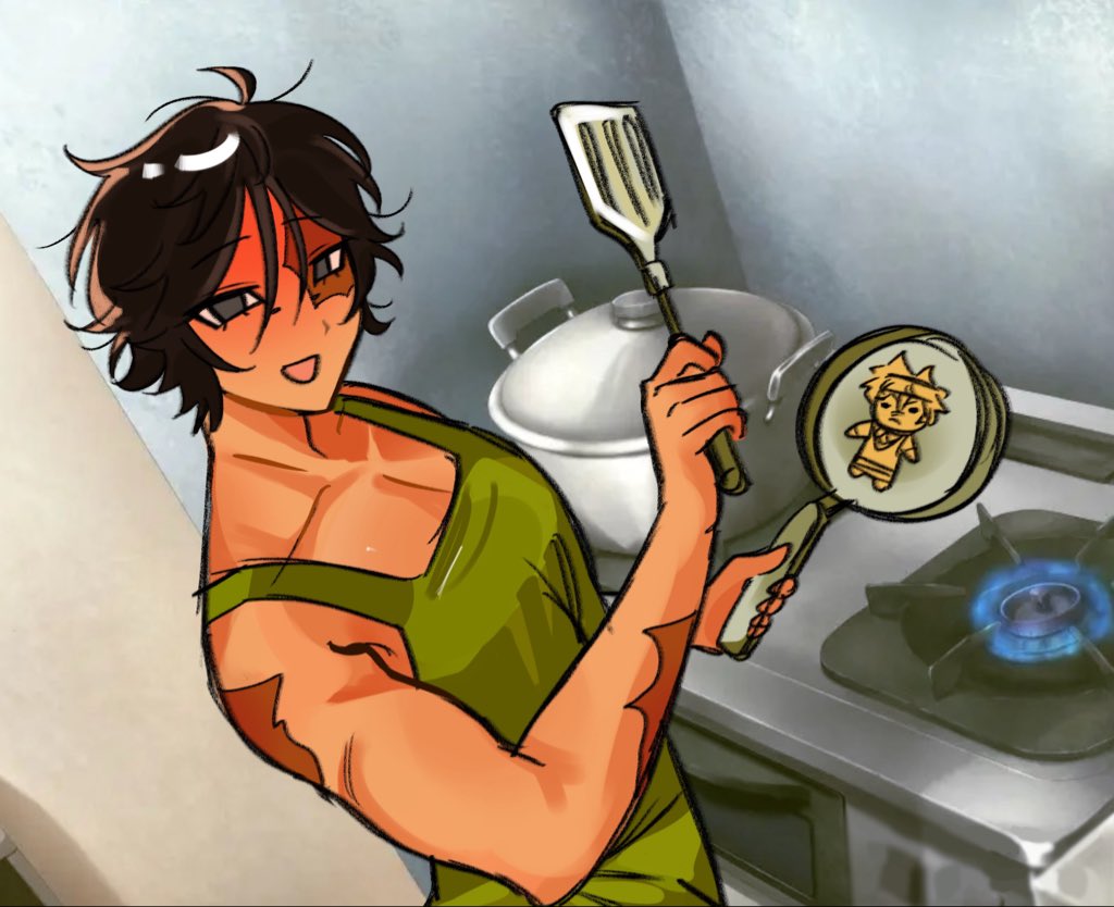 qtwired's tweet photo. how it feels to cook a yummy meal as a boy #nortoncampbell https://t.co/9RgePIJSOH