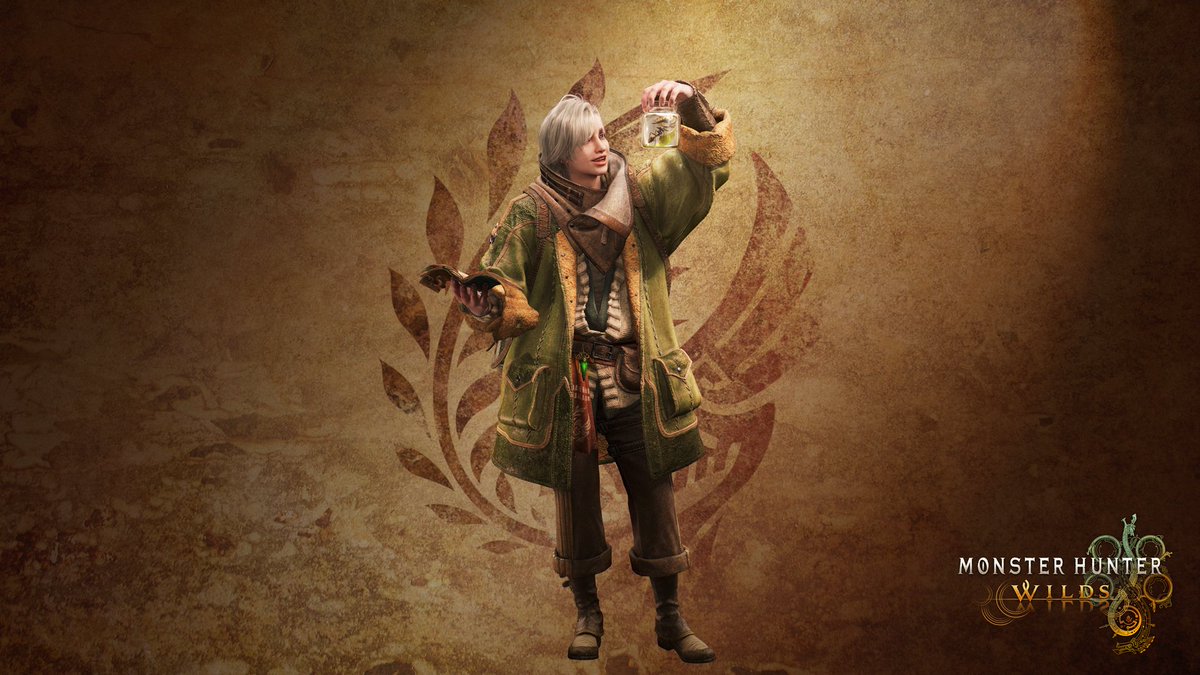 MH_Wilds's tweet photo. 【キャラクター紹介】エリック

「星の隊」に所属する編纂者（へんさんしゃ）。
専門は生物学で、学術院でその名を知らぬ者はいない。

『#モンハンワイルズ』と『#モンハンアセンダンス』それぞれの姿をチェック！

https://t.co/ZqTxEESMu3 #MHWilds #MHWA https://t.co/dORcfagk5p