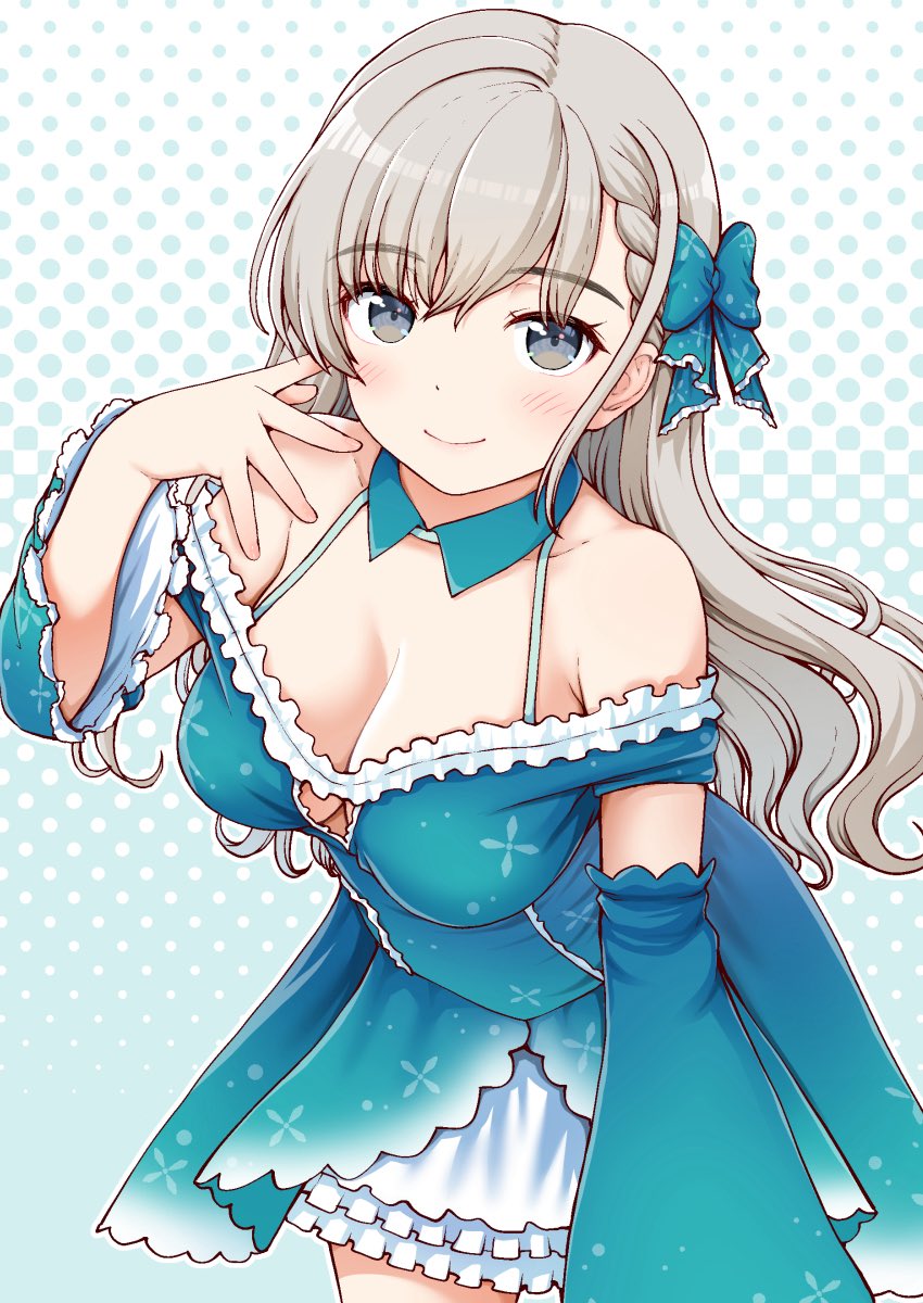 kaishinshi's tweet photo. 例のコラボはーちゃんスペシャル
何故胸元シースルー？と思ったので専用個別版
151cmB82の個性は見せていくべき https://t.co/TAsqSxq4A0