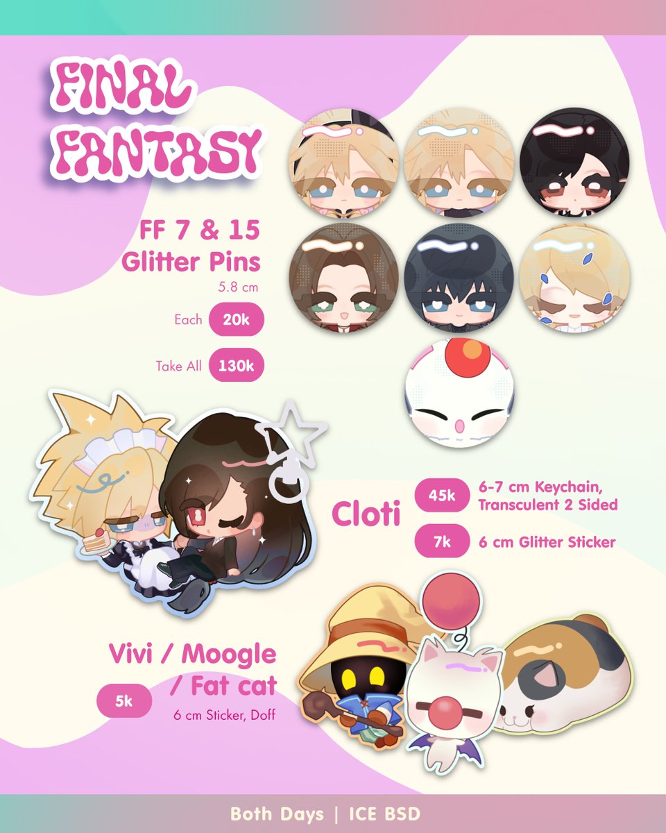 crumbsofmiu's tweet photo. [ ♡ + ↻ are appreciated!]  

Lach's #CF23 Pre-Order ~
 
📩 Pickup &amp; Mail Order both days
⏱️ Period: 27 Sep - 4 Okt 
📌 Acumalaka Circle S-20
🌸 Genshin, Final Fantasy, TWST, P5, HSR 

(1/2)
🔗PO link : https://t.co/dn8YCfAwAw

#Comifuro23 #cf23 #Comifuro23catalogue https://t.co/4jNNJCqLkz