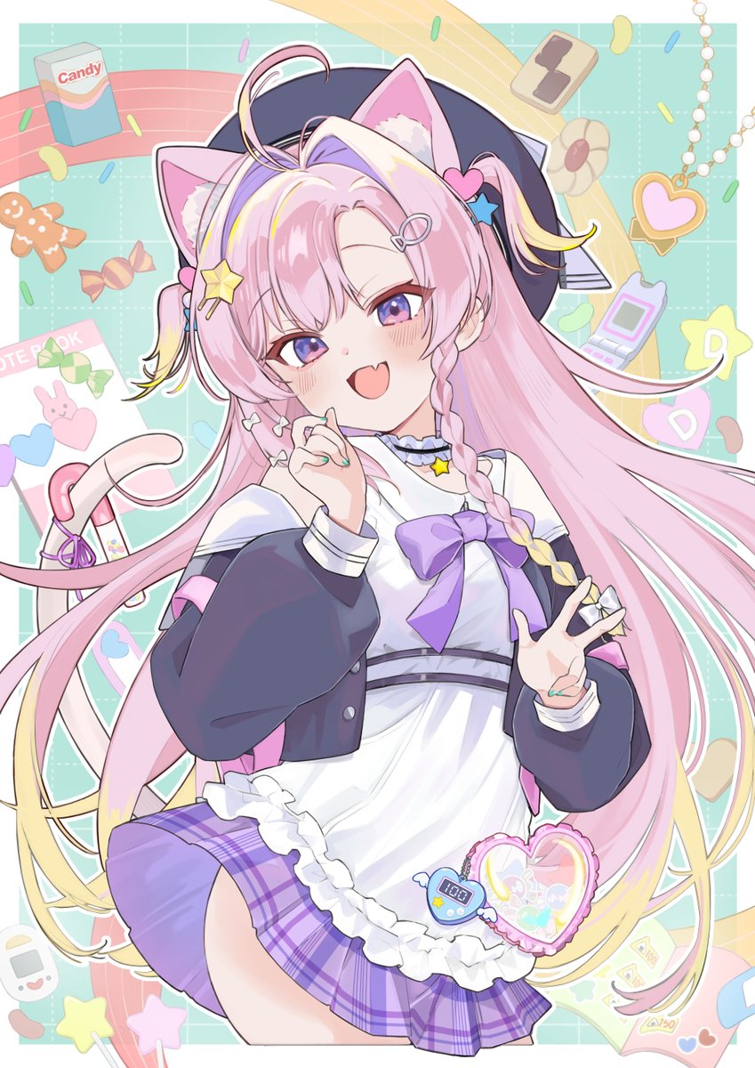 maitopartan's tweet photo. 館田ちゃん先生のファンアートできた～！😊
テーマ：平成女児のおもちゃ箱🎁🎉
#かんだart https://t.co/ZGZPDcxsRq