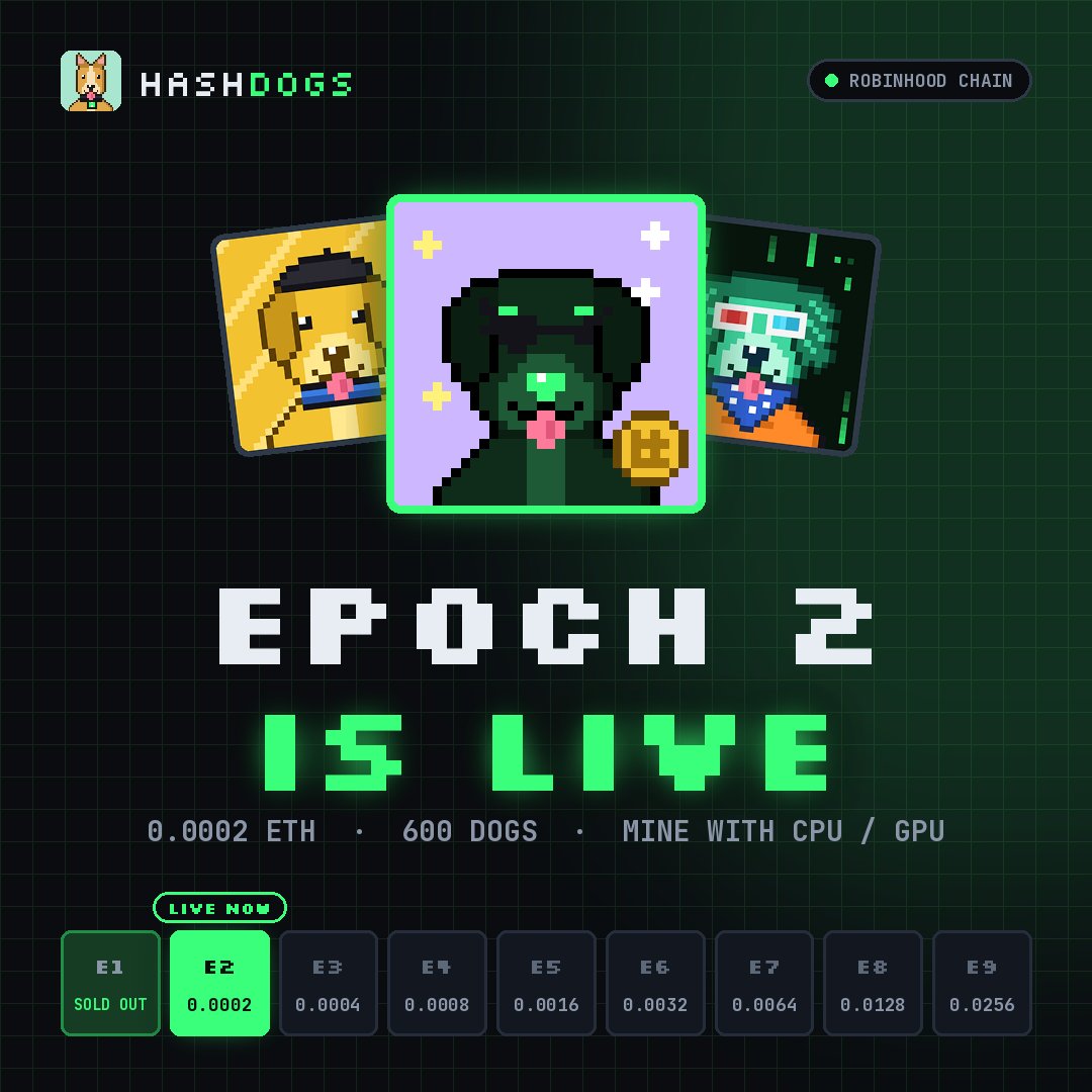 hashdog_mine's tweet photo. epoch 2 is live https://t.co/mqZD6QIog9