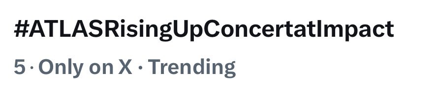 wwaterfall96's tweet photo. ไอเชี่ย เทรนด์ที่ 5 ตั้งแต่คอนยังไม่เริ่มเลย 😭😭😭😭😭😭

#ATLASRisingUpConcertatImpact https://t.co/PBe7inQk1E