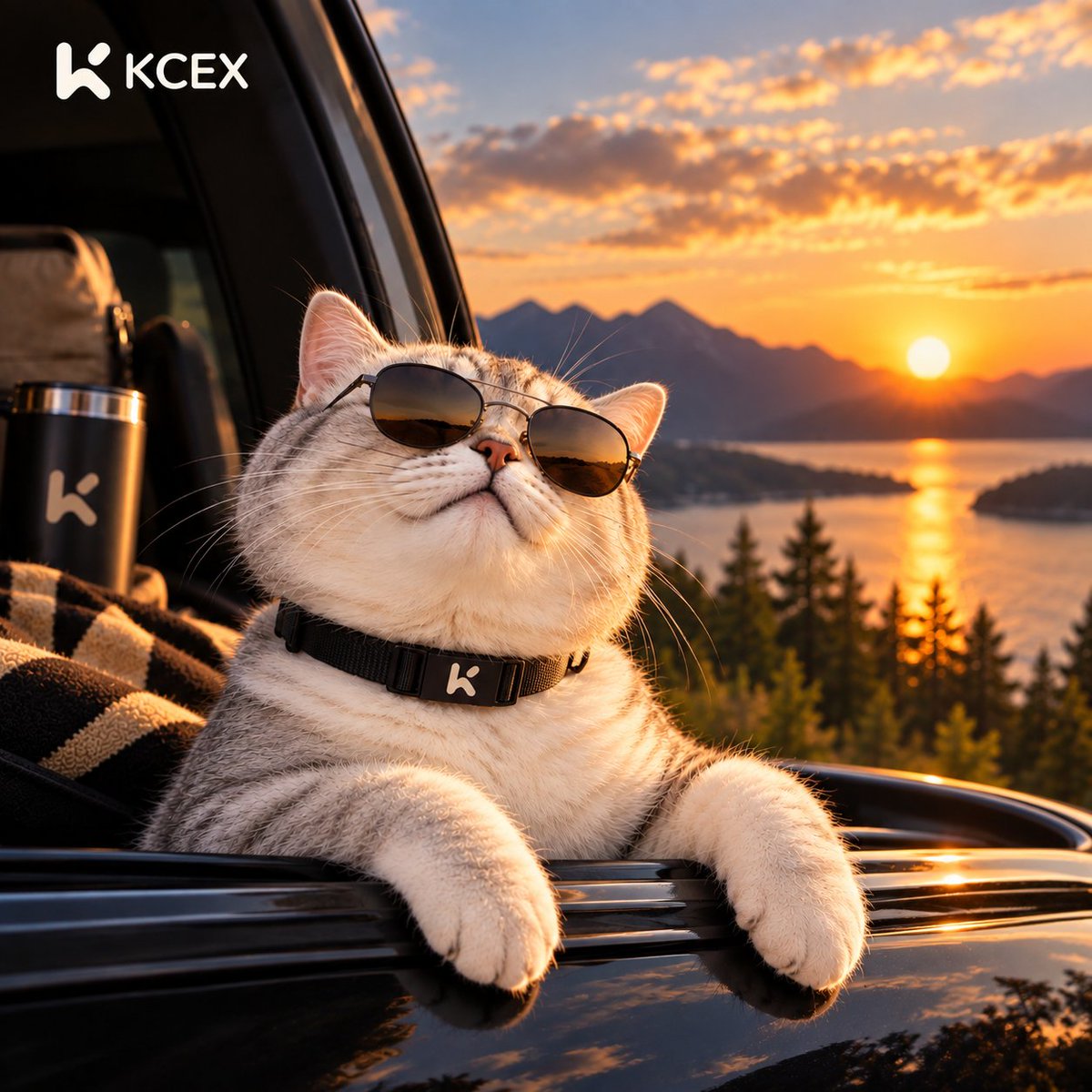 KCEX_Turkey's tweet photo. Hafta sonu modu: Açık 😎🐱 
Bugün planınız ne? 👇 https://t.co/ODwhRVrdJd