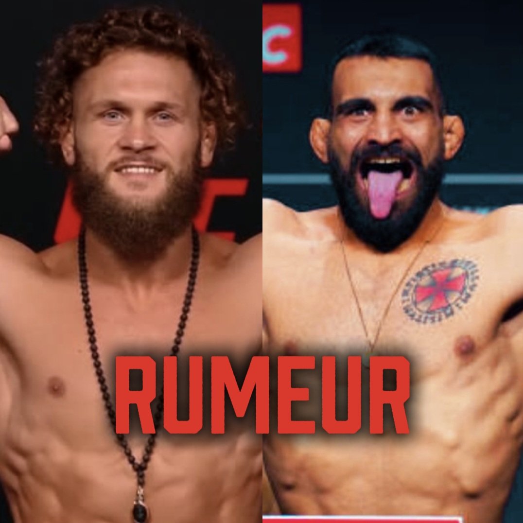 Titleshott's tweet photo. 🚨 💭 Rumeur 🚨💭

Fiziev BSD serait en cours de discussion, pour l'UFC Doha le 21 novembre. 

Rien d'officiel, mais si ça arrive vous voyez qui l'emporter ?

#UFC|#MMA https://t.co/jLVkDs5B9c