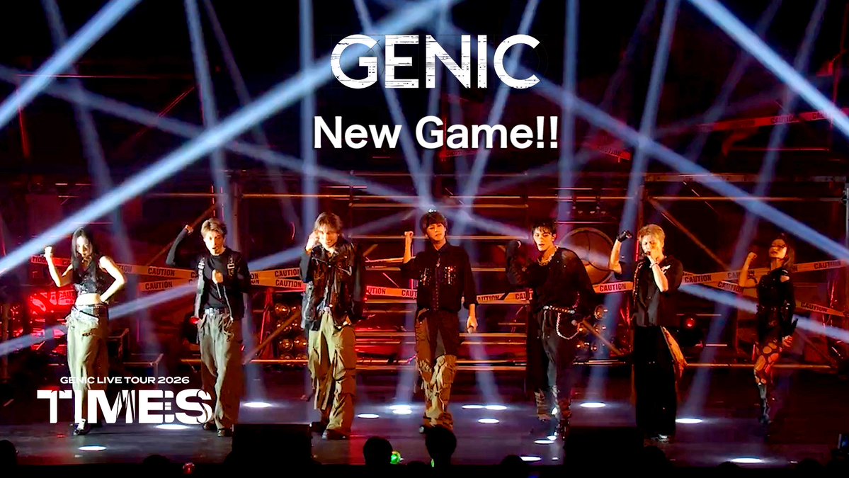 genic_staff's tweet photo. ／
📣#GENIC Official YouTube
＼

🎬GENIC /「New Game!!」（ from「『GENIC LIVE TOUR 2026 -TIMES-』)
https://t.co/jni0erJO00

▼『GENIC LIVE TOUR 2026 -TIMES-』SETLIST
https://t.co/kIMY8eWzyR

🎫「GENIC LIVE TOUR 2027」チケット受付中！
https://t.co/jcfHq8PW9w

#NewGame!!
#GENIC_TIMES #GENIC_LIVETOUR2026