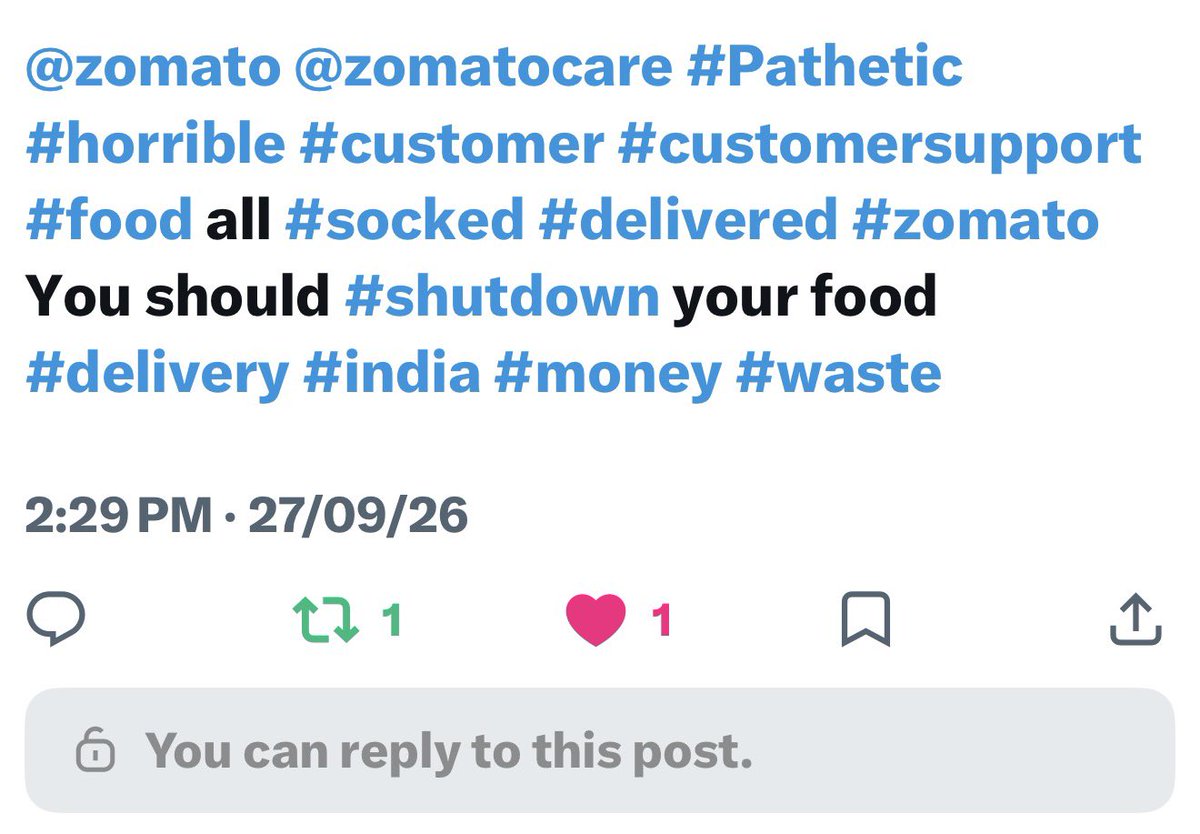 Puneprivateroad's tweet photo. @zomatocare @zomato https://t.co/Gs6T4AXVTn