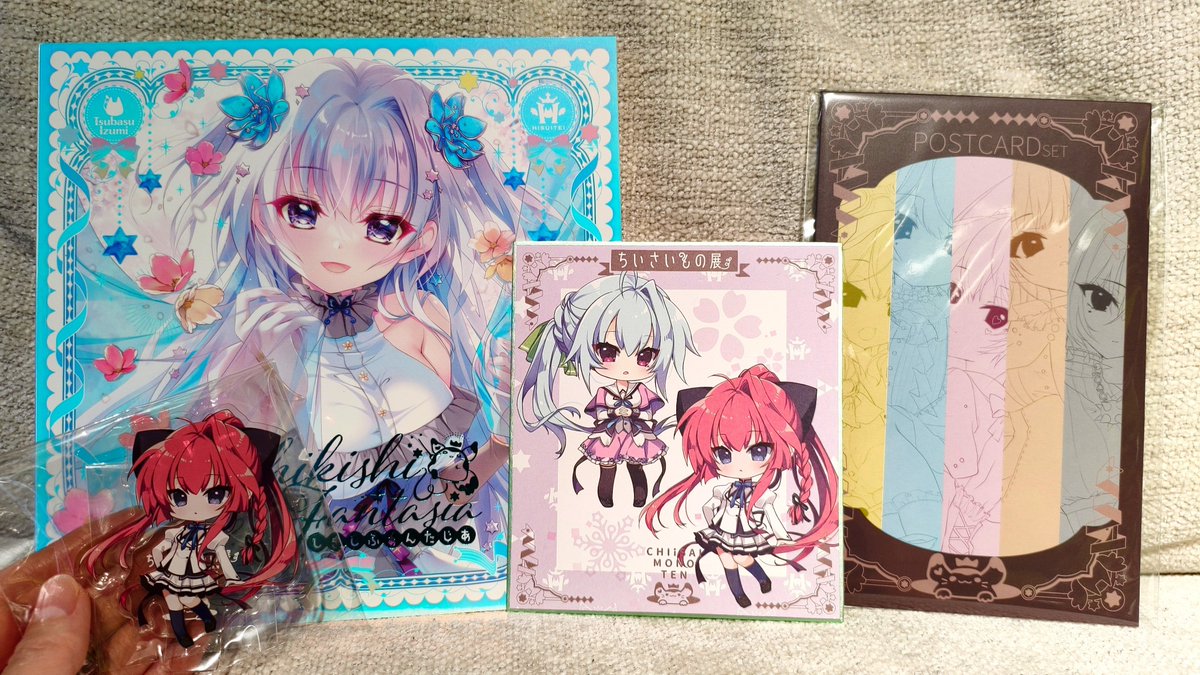 dama__'s tweet photo. つばす先生のちいさいもの展！行ってきたよ〜〜どこを見てもキラキラ可愛く…！たっくさんの可愛い子たちの中で色あせない紗凪の輝き浴びてきました🫶
つばす先生にも久しぶりに会えてほくほく☺️ https://t.co/bzlLxblmnR