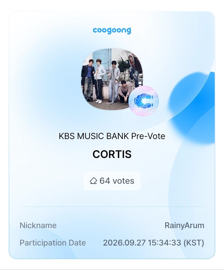 CoerKeramat's tweet photo. Please #coer, lock in and just vote!! We can't lose this one because this might be our last chance to bring home the 12th trophy for Cortis
#VoteCortis #CORTIS https://t.co/GAfhjsiL7n