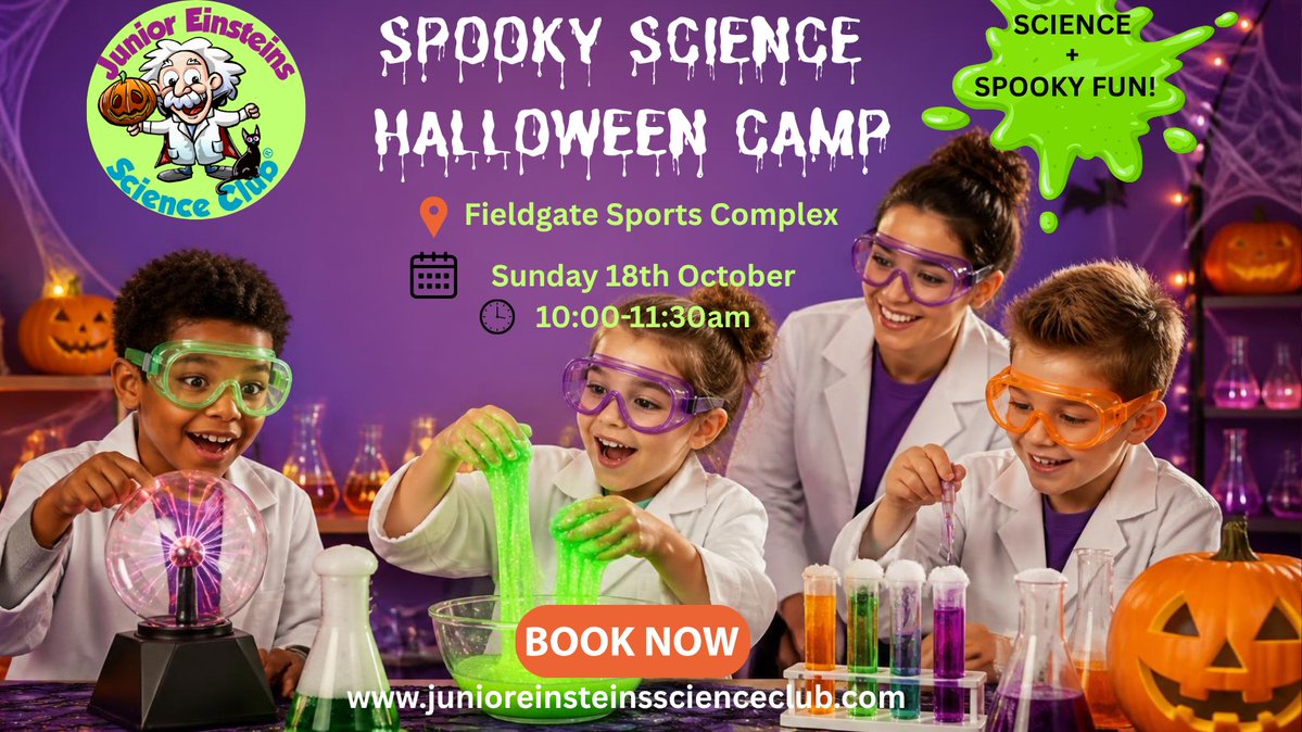 JEontario's tweet photo. ๐SPOOKY Junior Einsteins Halloween Camp is coming to Whitby (Brooklin) this October! ๐
#JuniorEinsteins #ScienceClub #Science #ScienceForKids #KidsSTEM #FunForKids #AjaxOntario #WhitbyOntario #oshawaontario #portyperryontario #pickeringontario #uxbridge https://t.co/awFRoysf5Y