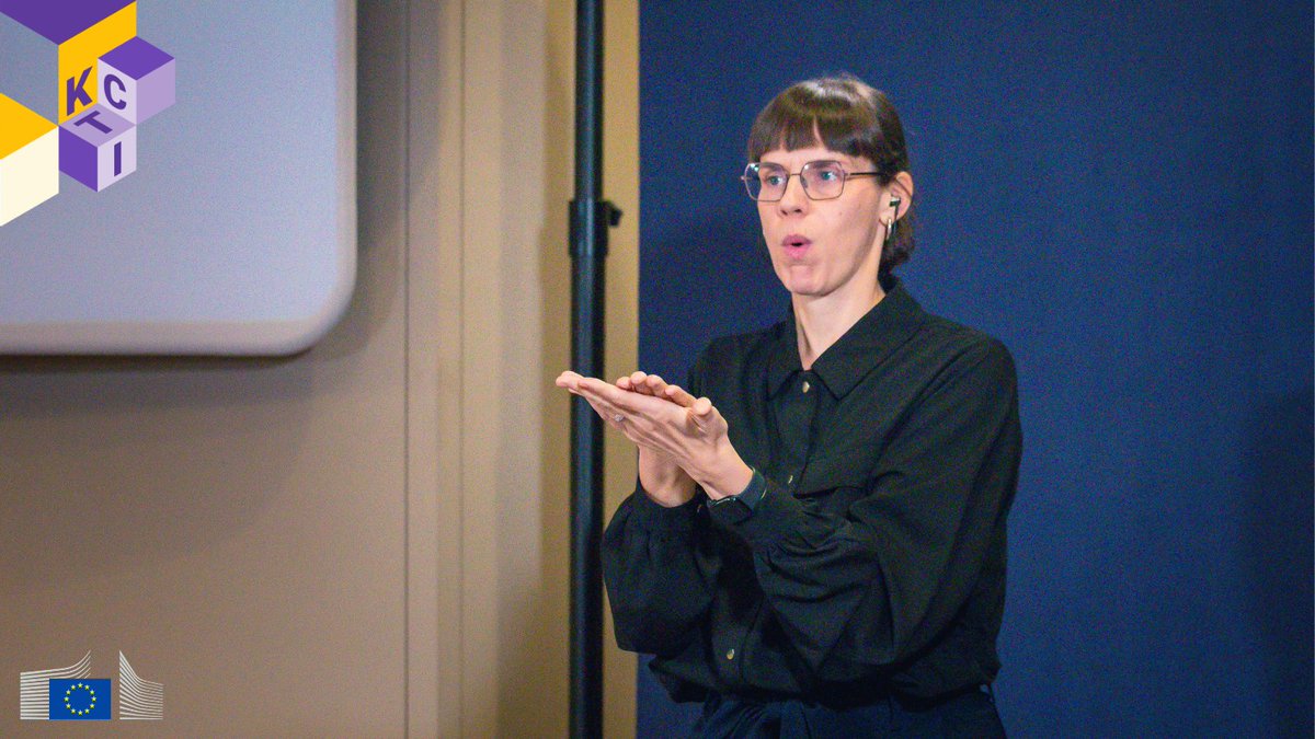 EUInterpreters's tweet photo. What do you know about conference #SignLanguage #interpreting?

When working in a team, sign language interpreters take turns about every 15min. The one signing is supported by another, who, for example, confirms the accuracy of an interpretation.

#KCTI👉 https://t.co/twrlGYOp2e https://t.co/KOgXfOhO0l