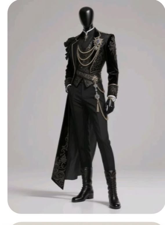 crimsonheirloom's tweet photo. ornate tailoring, gold detailing, and aristocratic drama. https://t.co/Ouh7ZN89af