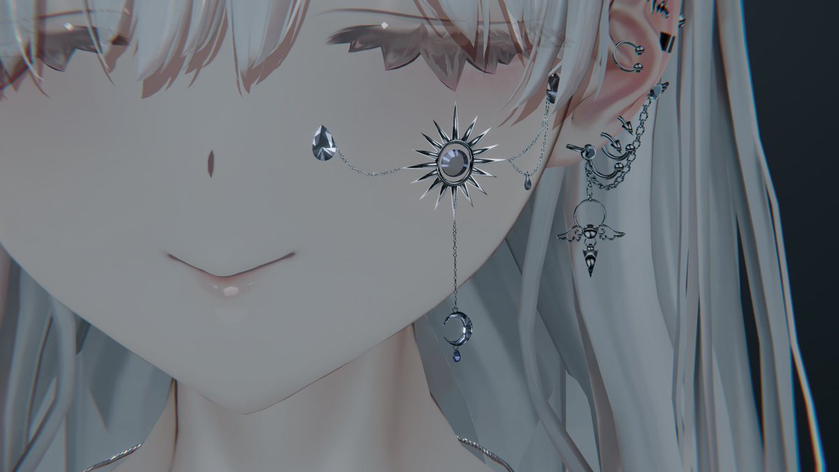 myuu0131my's tweet photo. フェイスアクセサリーを
ブースのフォロワー限定で無料で配布する予定です🌙
大好きな月と太陽モチーフの
宝石が埋め込まれたフェイスアクセサリーで、月がゆらゆらと揺れます。◎

詳しい告知はまた後ほど
商品画像作り次第行いますね❣️

有料で販売する予定は今のところなく、
新作のアイテクスチャに、おまけでつけるかもしれません。

今は、たくさんフォローしてみてくださってる方に
好きだなって思っていただけたら…
ダウンロードだけでもしてくださったら嬉しいです。