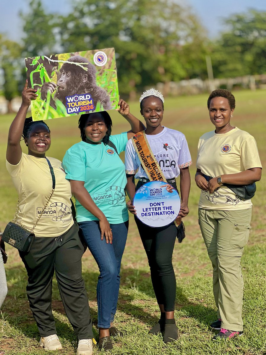 ibaarah2's tweet photo. Celebrating World Tourism Day in Mbale
#EmbracingthedigitalAgendaAndArtificialIntelliegnceToRedesignTourism
#WTD2026
#ExploreThePearlOfAfrica
 #ManOfInternationalTourismUganda2026 https://t.co/lyL65rre3D