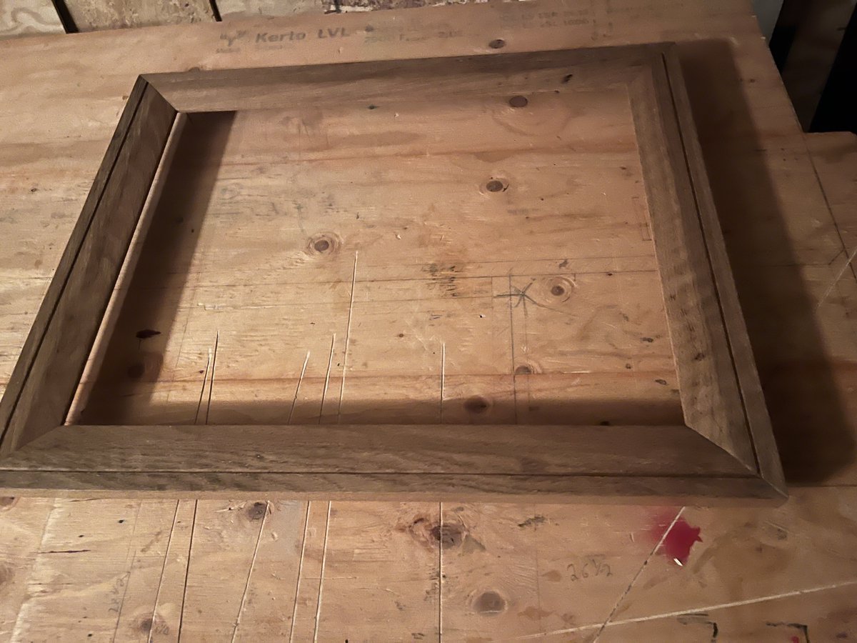 ZAXMainframe's tweet photo. Couldn’t sleep so I finished up an old picture frame project https://t.co/d2a0eOih2h