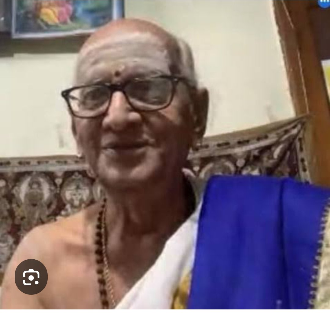 Gopalee67's tweet photo. We deeply regret to share the sad news of sudden demise of  Mahamahopadhyaya Mullaivasal Brahmasri Krishnamoorthy Sastrigal, F/o Prof. RamaSubramanian of @iitbombay  just a while ago attaining Shivaloka. Performed Mahalaya tarpanam earlier in the morning &amp;collapsed suddenly later https://t.co/ems0V8j19u