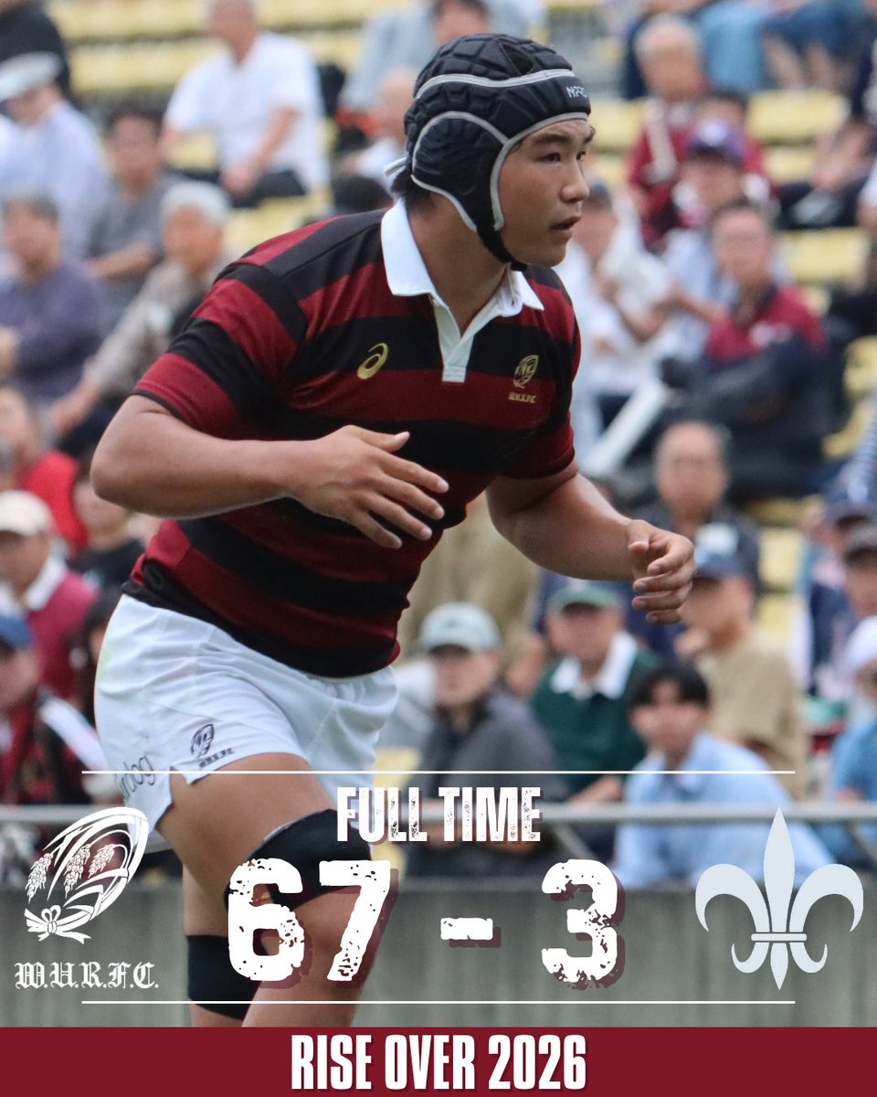 waseda_rugby's tweet photo. 【Game Result】
《関東大学対抗戦  立教大学戦》

早稲田  ⚪️ 67- 3 ⚫️ 立教

#早稲田ラグビー
#RISEOVER https://t.co/45eTdSjqDu