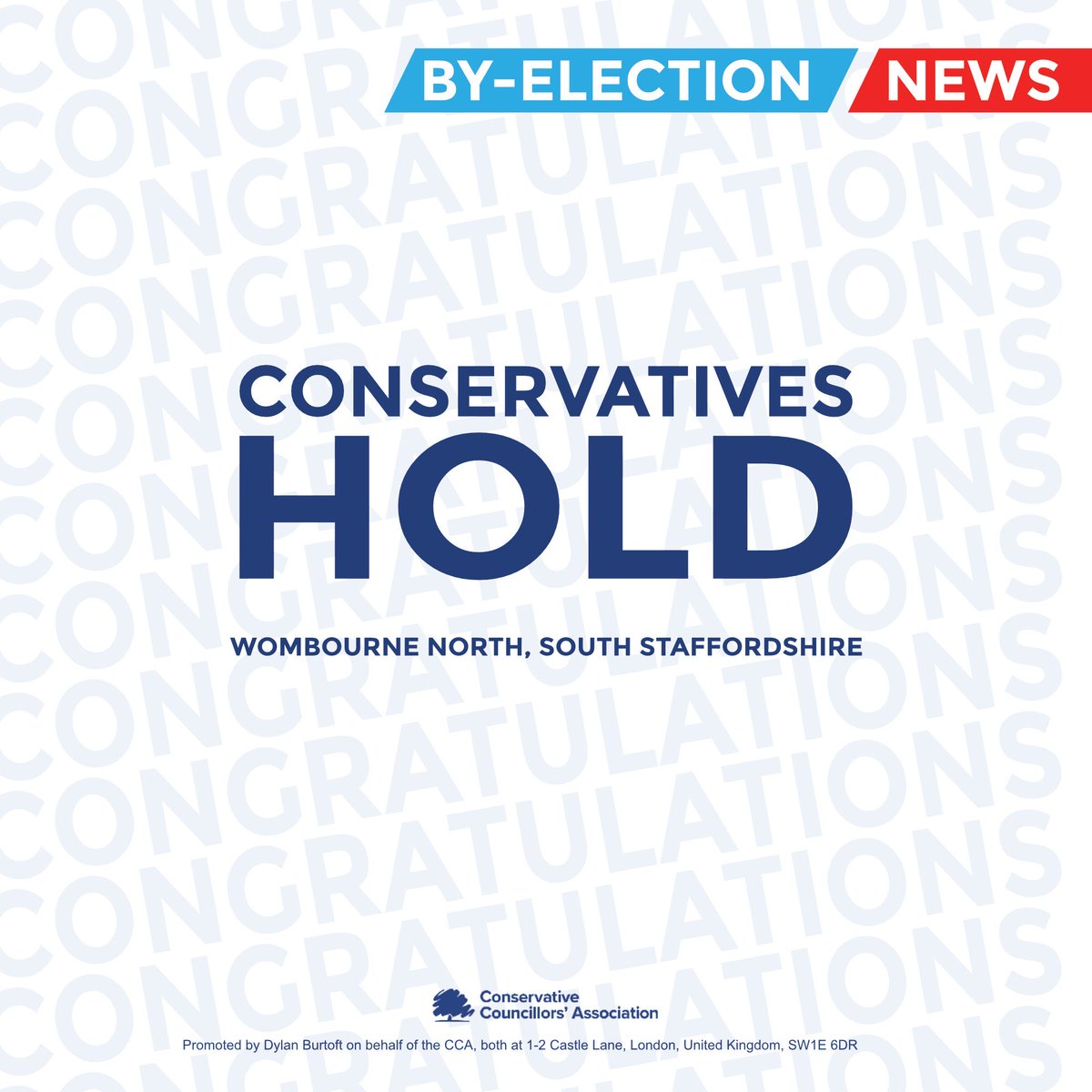 WillCalverleyUK's tweet photo. 👀 In case you missed it, the @Conservatives won THREE out of five by-elections this week. 🌳

Under @KemiBadenoch, the Conservative Party is BACK! 💪🇬🇧 https://t.co/ulha6ZY1Ml
