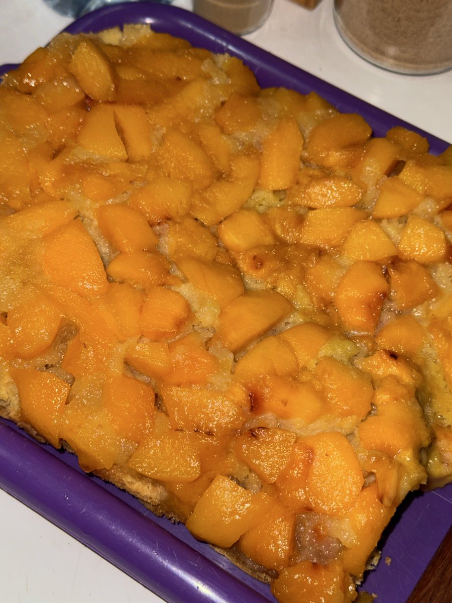 kolacicbg's tweet photo. Sinoć je mama napravila kolač sa breskvama🥹🫶🏻❤️ bio je prelep #fruitcake #cozy #peaches #momskitchen #sweet #snack https://t.co/v2lS6bbqOh