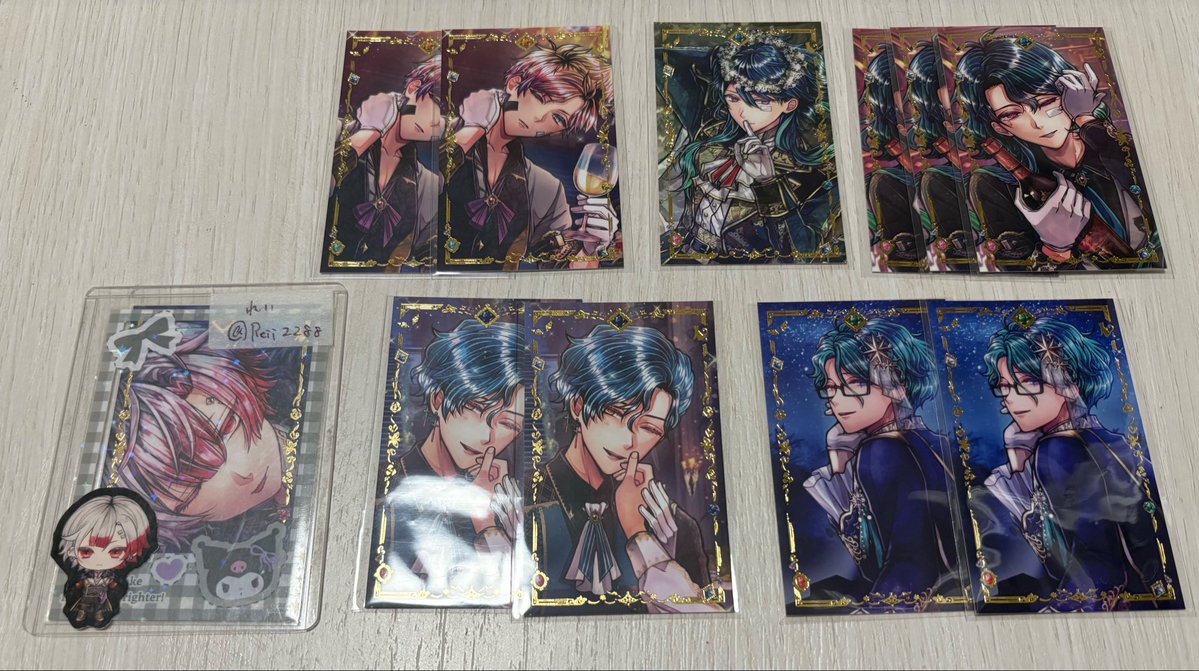 Reii2288's tweet photo. 悪魔執事と黒い猫 あくねこ バトコレ vol.10

📍交換/譲渡

譲→ロノ、バスティン、☆ハウレス、ナック、ラムリ、ラト、フルーレ

求→同異種アモン
or キャラ毎の買取(定価+送料)

☆は交換のみ。
異種は固ツイ参照ください。

箔押しは別投稿有り
検索からもお気軽にお声かけください🙇🏻‍♀️ https://t.co/iyDOKZ2AgO