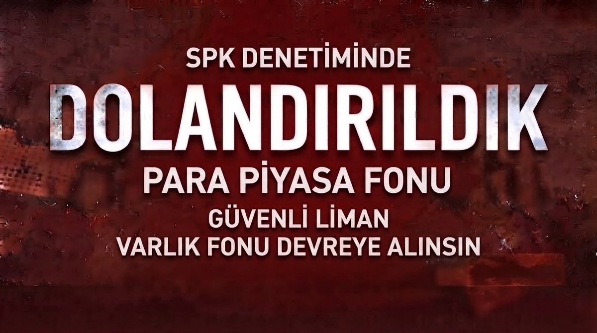 FONMAGDURUPPF's tweet photo. @Busradde_ SPK denetiminde güvenli liman para piyasa fonunda dolandırıldık. Varlık fonu devreye alınsın. Türkiye batık ppf dünya tarihine geçmesin. @RTErdogan @memetsimsek @spkgovtr #ppf #pry #tp2 #pnu #FonMağdurlarıÇözümBekliyor https://t.co/RAS2DuPKan