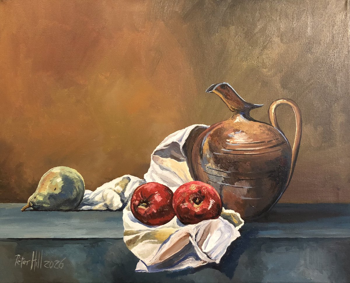 petehill854's tweet photo. Haven’t posted on X for a while. 
Have been busy with my day job and in the evenings working on oils for an upcoming art exhibition. https://t.co/DpuPRUeRG0