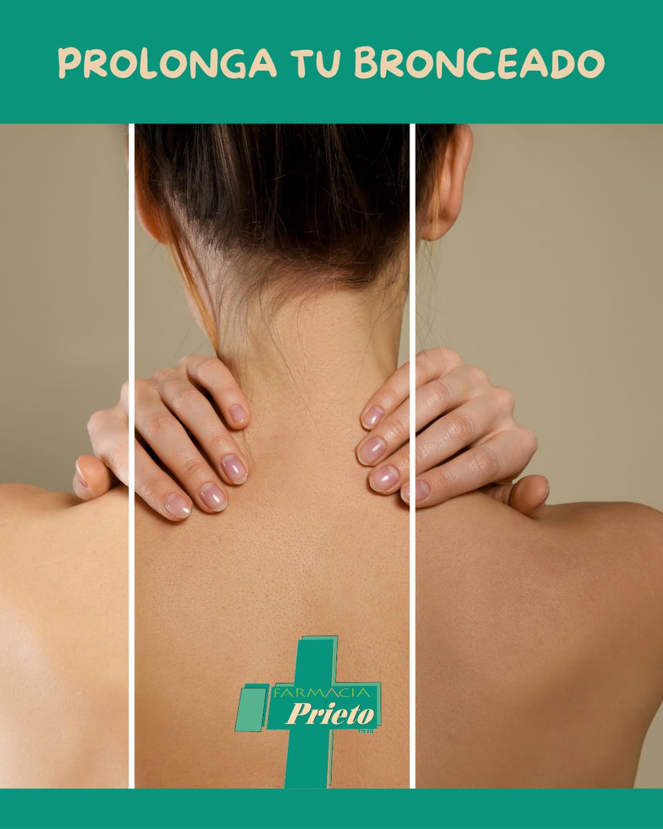 FarmaciaPrieto's tweet photo. ☀️✨ ¿SE HA TERMINADO EL VERANO… PERO QUIERES MANTENER TU BRONCEADO? 😎🤎

Las vacaciones ya han quedado atrás 🏖️, volvemos a la rutina 📚💼 y poco a poco el moreno empieza a desaparecer…

¡Pero podemos ayudar a que tu piel mantenga ese bonito tono durante más tiempo! 😉✨ https://t.co/pdezbwUceB