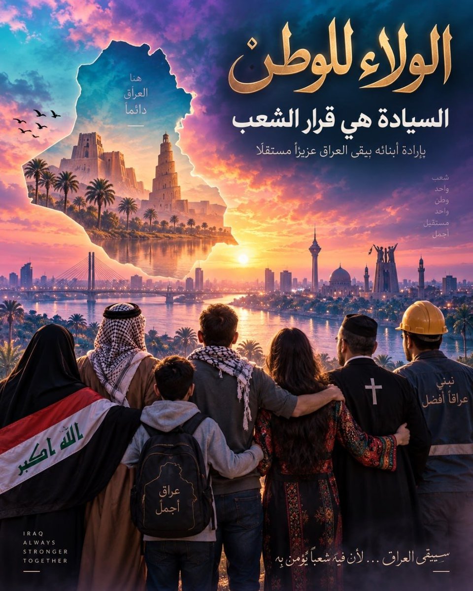 vHSherlock_221B's tweet photo. يحمل راية الوطن… وأملٌ يصنع المستقبل. 🇮🇶
#يوم_السيادة -
سيادة_العراق
#العراق أولاً
#عراق موحد
#وحدة_العراق
أمن العراق
#استقرار_العراق
#Iraq
#Iraq Sovereignty https://t.co/h6U8hFXIgt