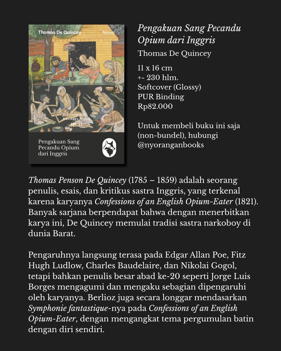 nyoranganbooks's tweet photo. Sembari menunggu buku-buku Ango Sakaguchi selesai cetak, barangkali ada yang mau ikut prapesan ini. 🫵 https://t.co/36KoXVNIJr