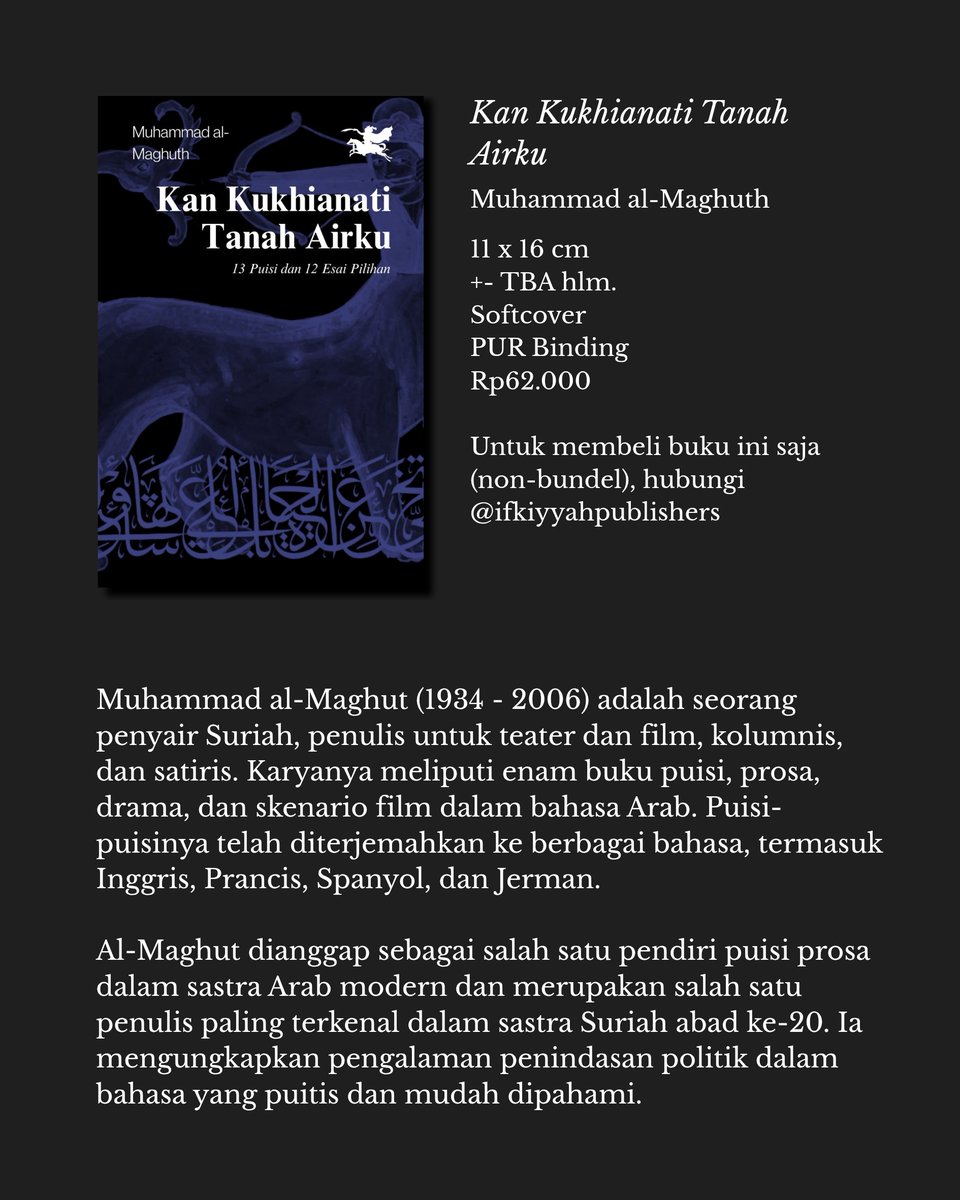 nyoranganbooks's tweet photo. Sembari menunggu buku-buku Ango Sakaguchi selesai cetak, barangkali ada yang mau ikut prapesan ini. 🫵 https://t.co/36KoXVNIJr