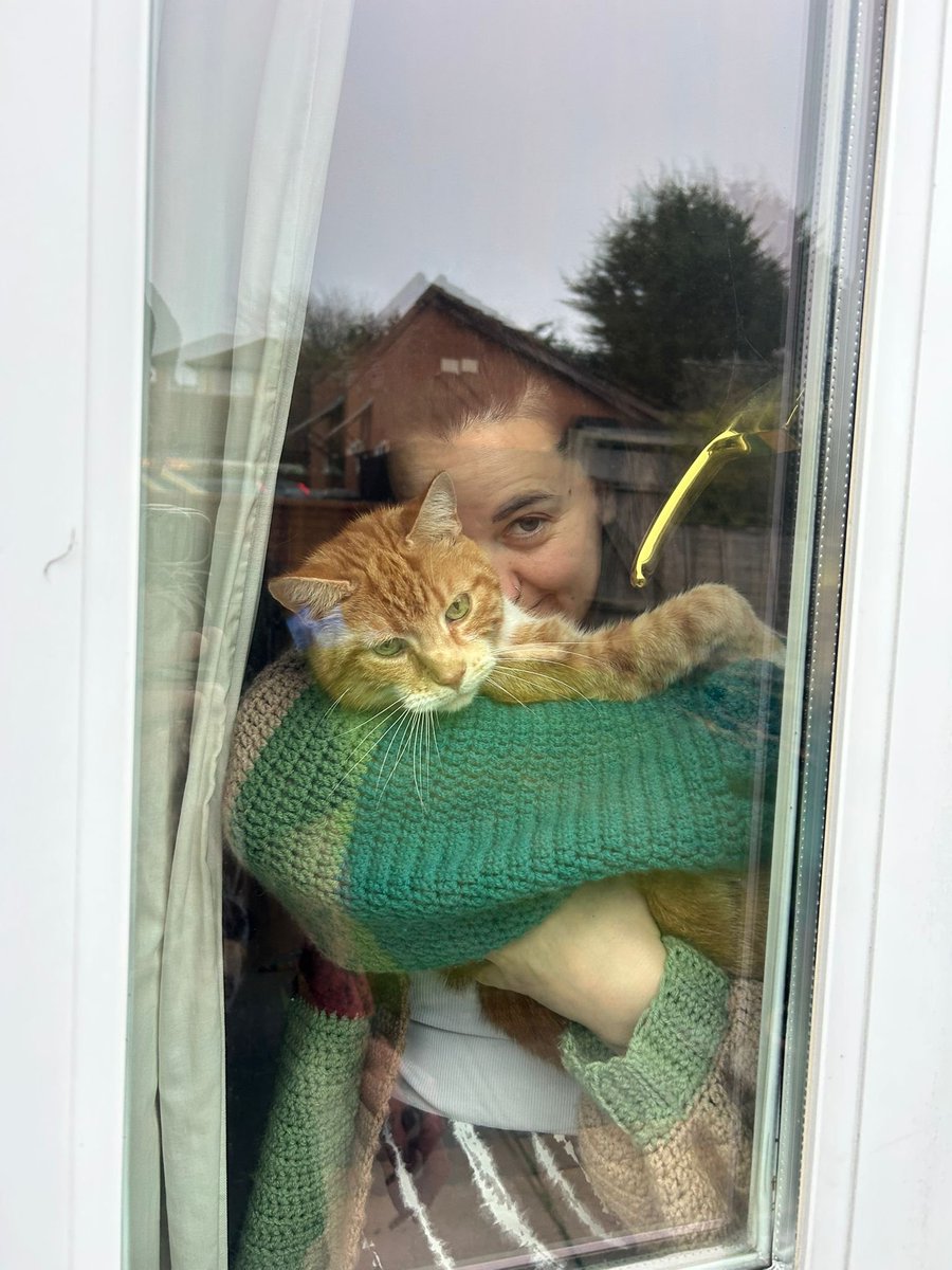_HelenVolume_'s tweet photo. My boy Rusty is 10! Happy Birthday big floof! 😍😻🎂 https://t.co/1y5UFgsTiK