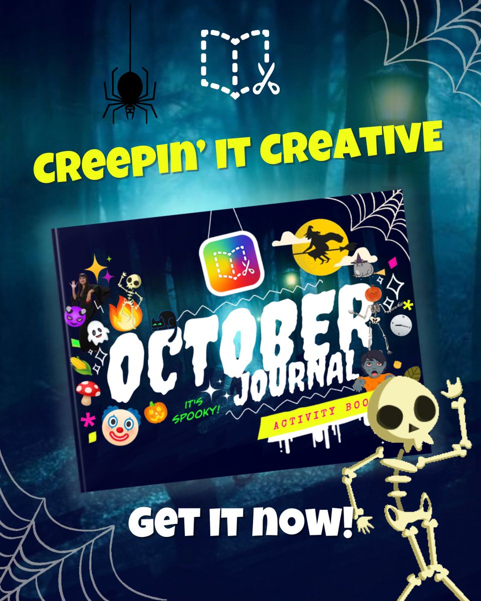 KamiApp's tweet photo. See what spooky activities we have in store this month as we roll into October! Find our FREE remixable journals in our Book Creator Discover Library.

https://t.co/UcbIYixekH https://t.co/aWEipiKium