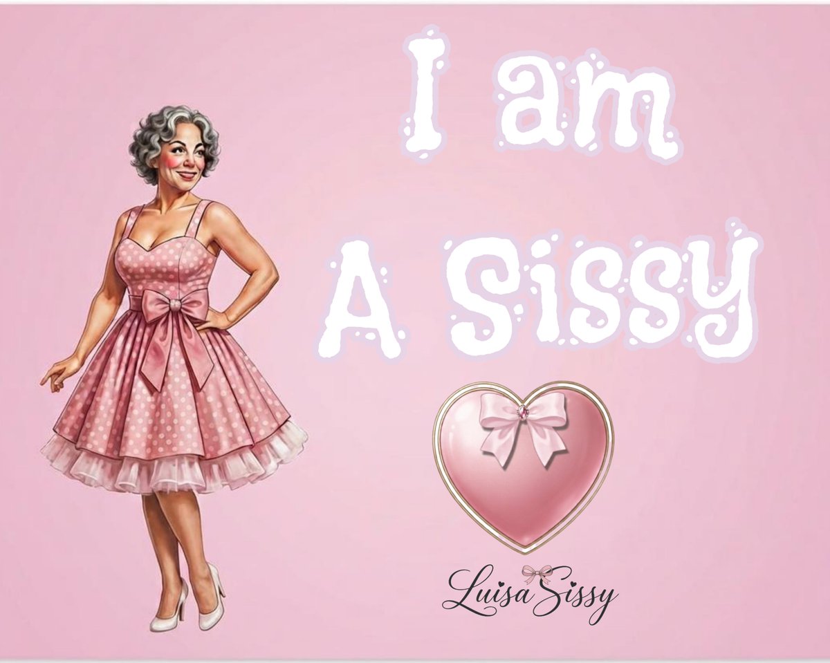 luisa_sissy's tweet photo. Say it loud sissy
#sissy #sissification  #feminization #crossdresser https://t.co/72G8rLlm8m