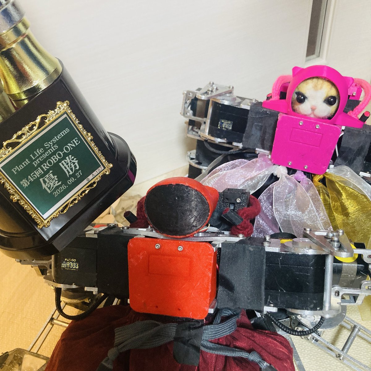 MicroMouse2011's tweet photo. 優勝！！
前進しました！
#ロボワン https://t.co/J9vGWR8SBa