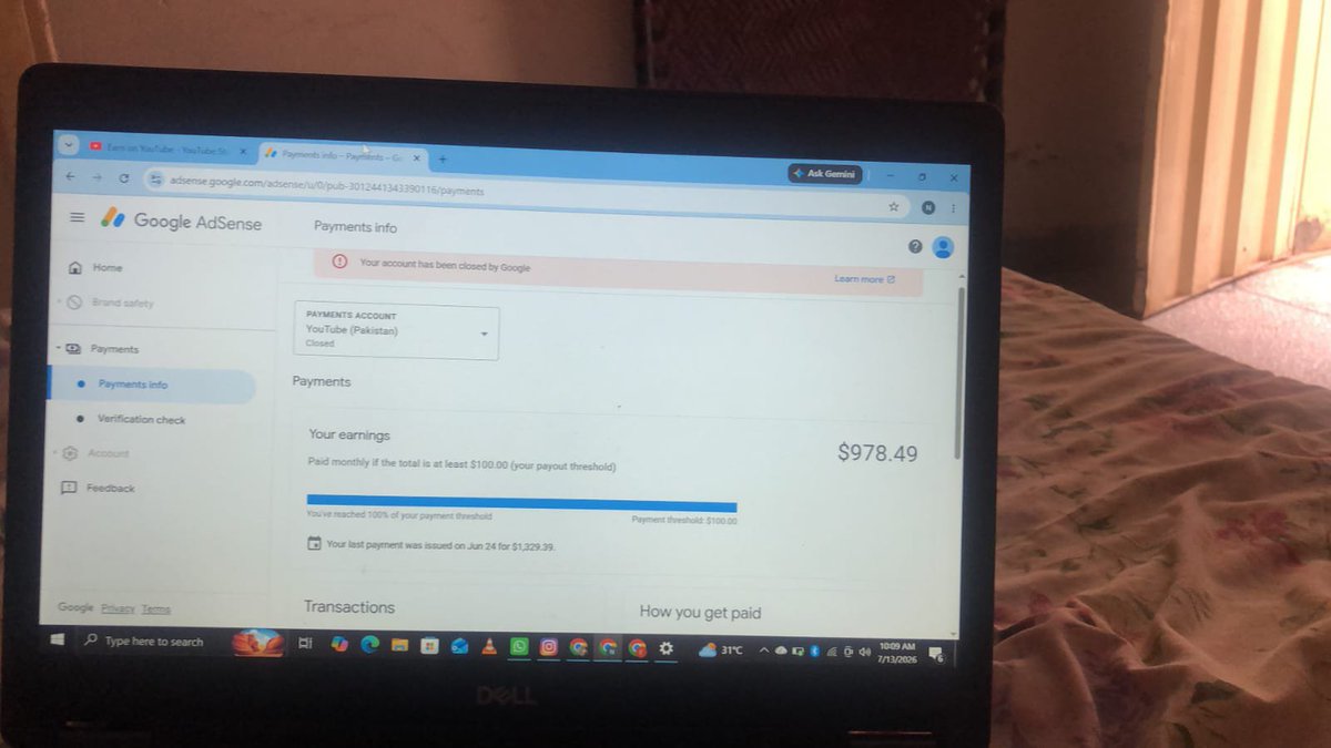 mrsajeelsaith's tweet photo. 💰 Closed AdSense Fund Withdrawal Service

Have a Closed AdSense account with funds available?
We provide a fund withdrawal service on a 50% share basis.

📩 Interested? DM us for details. https://t.co/TD0TLR1KsE