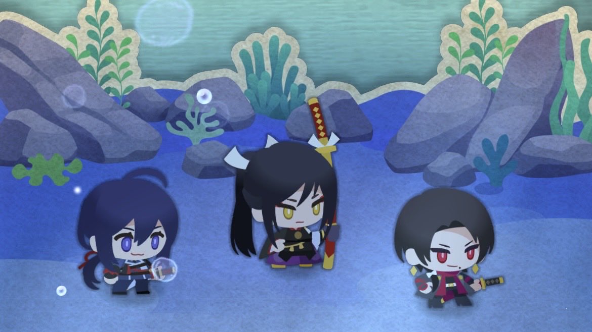 kntcbn_g's tweet photo. #ぱずぎり 始めた。
こちらは、刀なのに平気な顔して海底を歩いてる男士たち。 https://t.co/UrrQM7MX3l