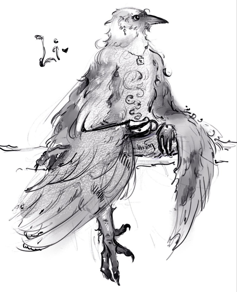 liletto_'s tweet photo. My fursona 🥹🥹🐦‍⬛
Idk if it’s good , but I guess for the first time that’s pretty good ~~ https://t.co/V1kQFWTe6N