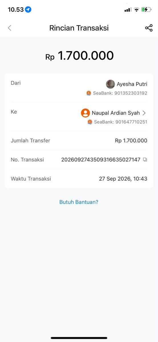 jaemxluvv_'s tweet photo. hi guys hati hati yah sama wts tiket the weeknd @ajikatagua dia penipu, temen aku ketipu 1,7 jt tolong guys bantu rt &amp; like biar virall https://t.co/O1oGraVAy7
