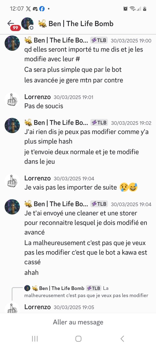 loloreb22's tweet photo. @The_Life_Bomb et la triche dans toute sa splendeur, on imagine combien il a pu modifier ou créer d asset de valeur pour prendre encore de l argent sur la mp , pour un fpunder c est pas très honnête tout ça
#SCAM #THELIFEBOMB #M2E #TLBACHIEVEMENT https://t.co/CTxYPImM51