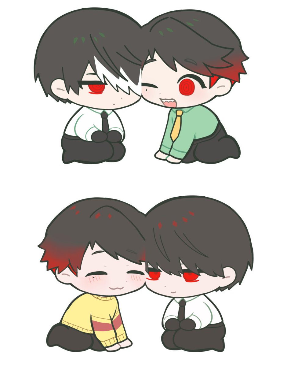 sushi_tabetyao's tweet photo. これは11月に出したいくっつく両面アクキーの絵… https://t.co/o9td7Vpv4k