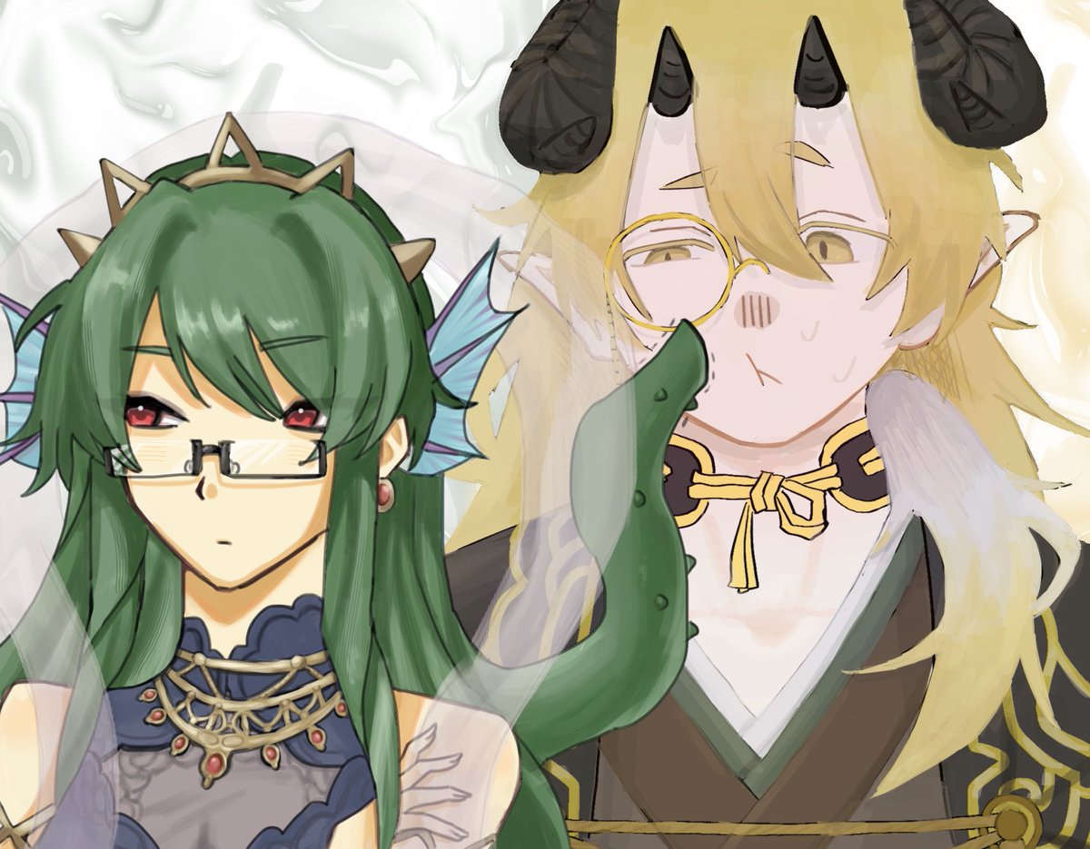 b4umu_0's tweet photo. エイダ🌵👓️合作♩ https://t.co/k6H1coEN5X