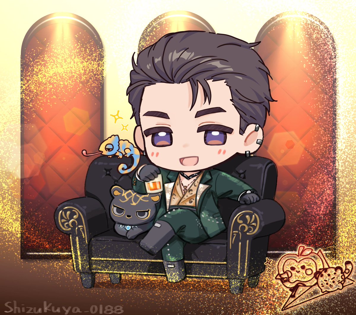 shizukuya_0188's tweet photo. オールバック兄さん最高～🥃✨

#魅惑の夜の熱情イラスト
#恋と深空 https://t.co/JfVbu1gR0T