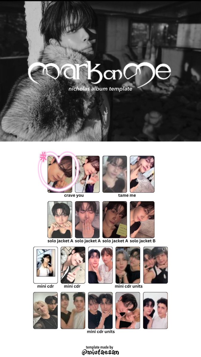 a_o8o3's tweet photo. &amp;TEAM MarkonMe MoM 交換 トレカ

【譲】
画像1

【求】
画像2 NICHOLAS ニコラス

同異種🙆‍♀️

郵送交換希望📮𓈒𓂂𓏸

お気軽にお声掛け下さい🤲🏻✨️ https://t.co/ML4vmwcJYz