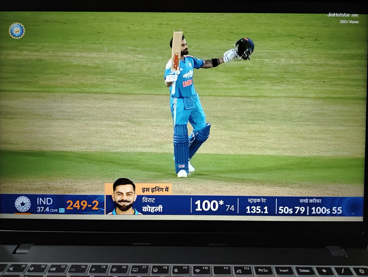 Wellutwt's tweet photo. Odi ka raja bolte Kohli ji 😭❤️🔥 https://t.co/Kjf4ftWDAj