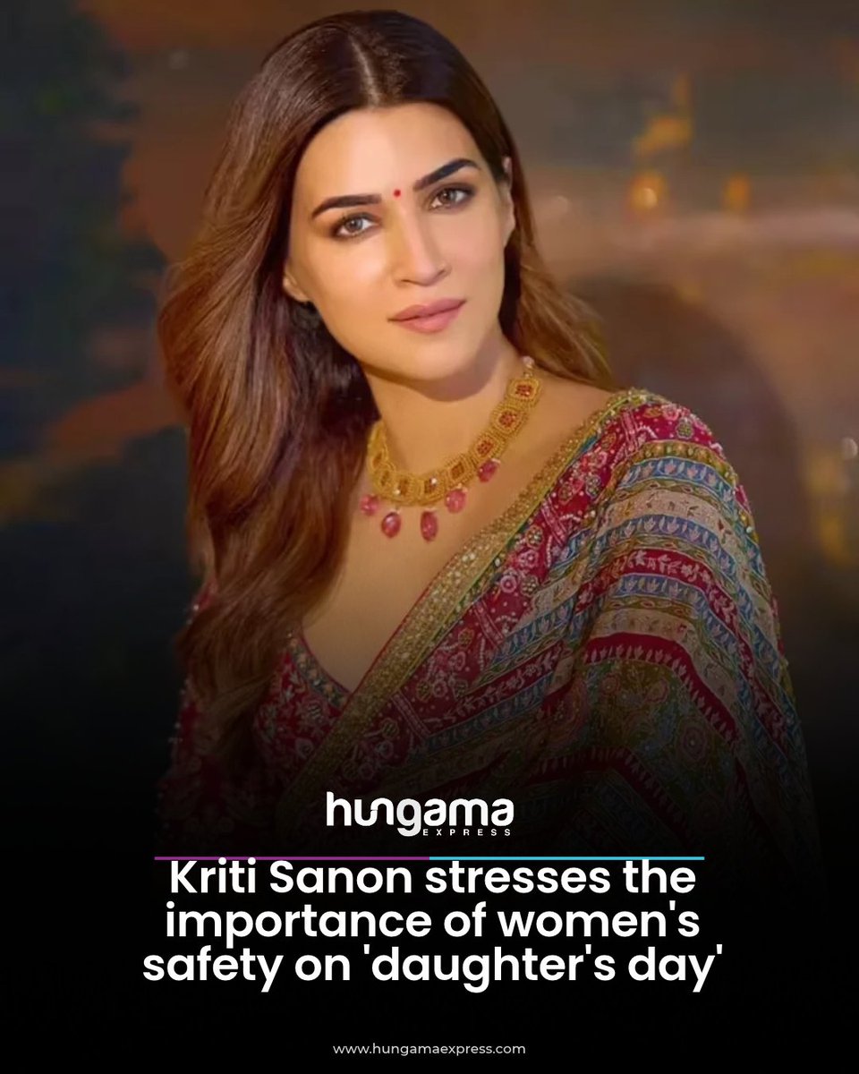 HungamaExpress's tweet photo. Kriti Sanon has won hearts as she wishes all the women around the globe a happy daughter’s day with an important message.
Read more: https://t.co/d9u8v23wPB
#KritiSanon #DaughtersDay #WomensDay #CelebrityMessage #HungamaExpress https://t.co/iv9XVVbyNu