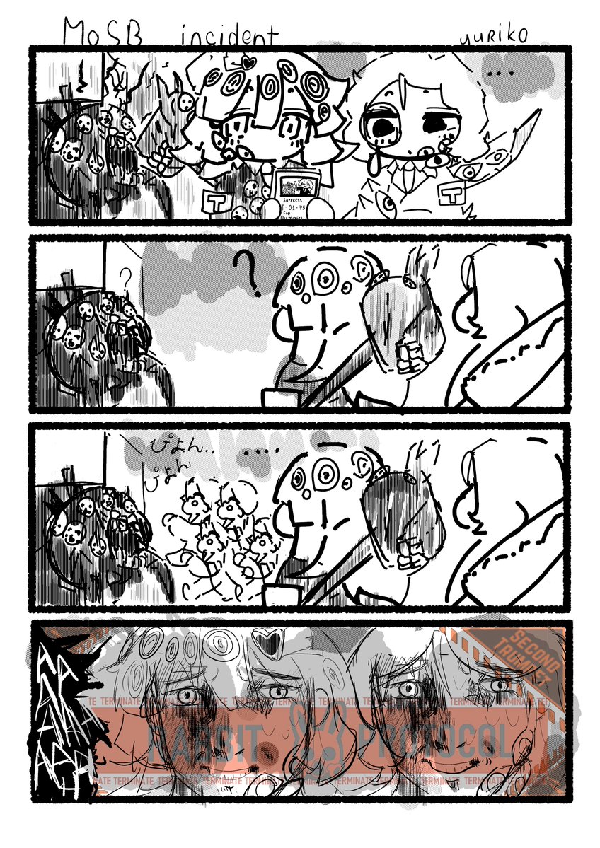 iburntmytoas_t's tweet photo. Lobotomized experience
#LobotomyCorporation #ProjectMoon #MoSB #comic #doodle https://t.co/aH6I2JPRYx